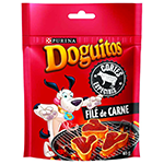 Petisco Doguitos Rodízio para Cães Adultos e Filhotes Sabor Carne - 65g
