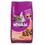 Ração Whiskas para Gatos Adultos Sabor Peixes e Frutos do Mar