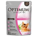 Ra��o Umida Optimum Sach� para Gatos Filhotes Sabor Frango - 85g