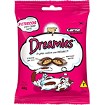 Petisco Dreamies para Gatos Adultos e Filhotes Sabor Carne - 40g