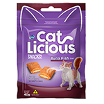 Petisco Snack Cat Licious para Gatos Tuna Fish Sabor Atum - 40g