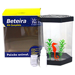 Kit Beteira Mr Pet Plástico Sextavada - 1 Litro